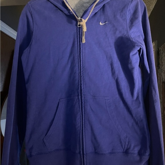 COPY - Nike Blue Zip-Up Hoodie large - Picture 5 of 11